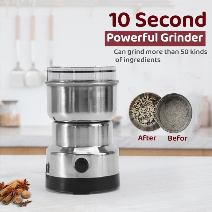 Electric Grinder & Chopper – 10 Second Powerful Grinding