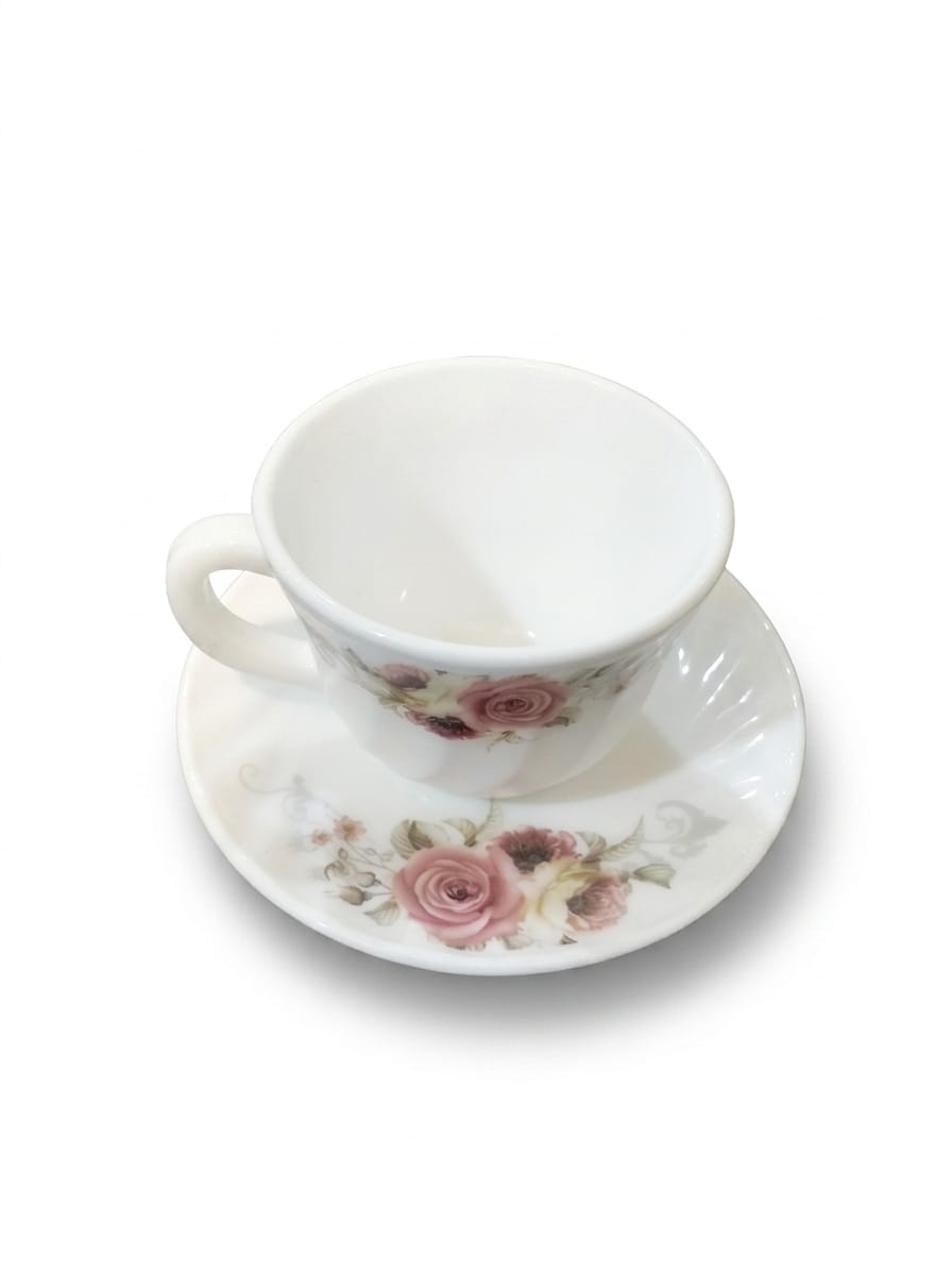72 Pc Corolle Marble Rose Dinner Set – Premium Bone China