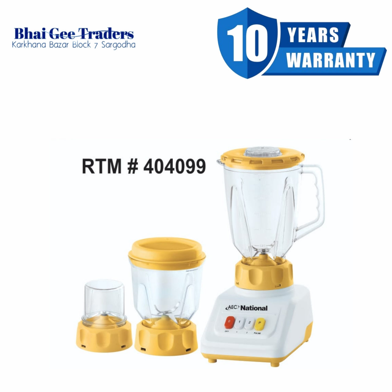 AEC National 3-in-1 Blender Grinder