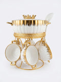 Royal Crown Tea & Coffee Set with Stand