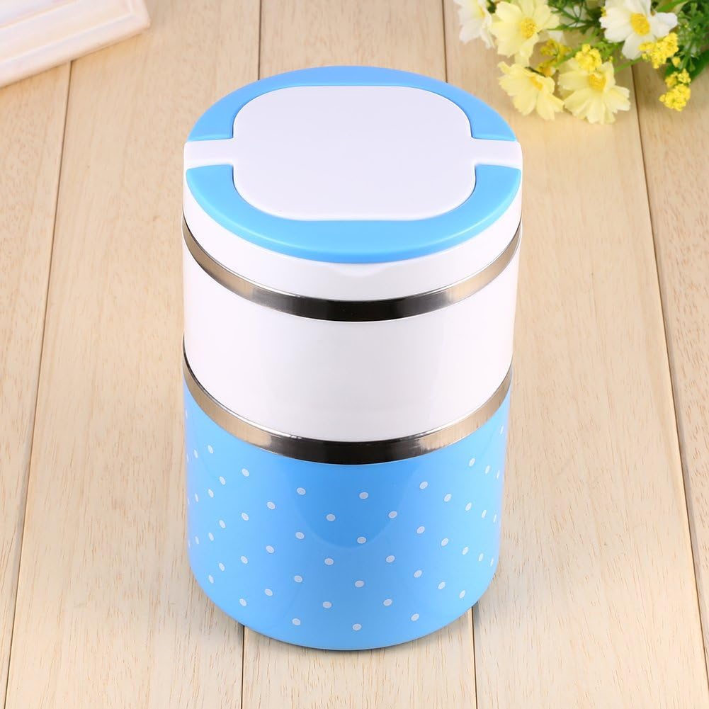 2 Layer Lunch Box - Stainless Steel