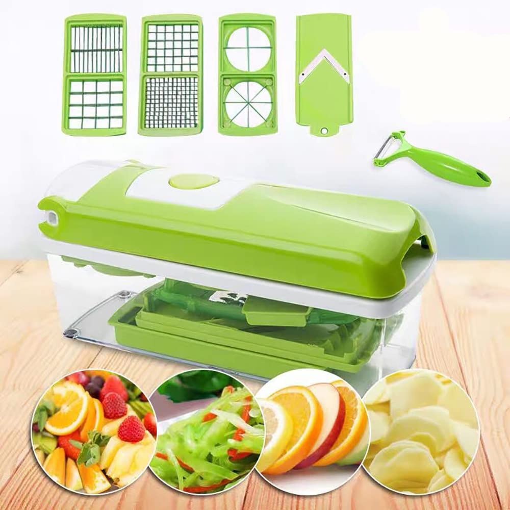 Nicer Dicer Multi-Function Vegetable & Fruit Chopper with Blades
