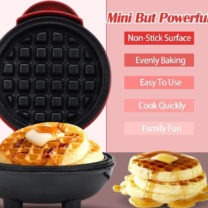 Mini Waffle Maker – 350W Double Side Baking