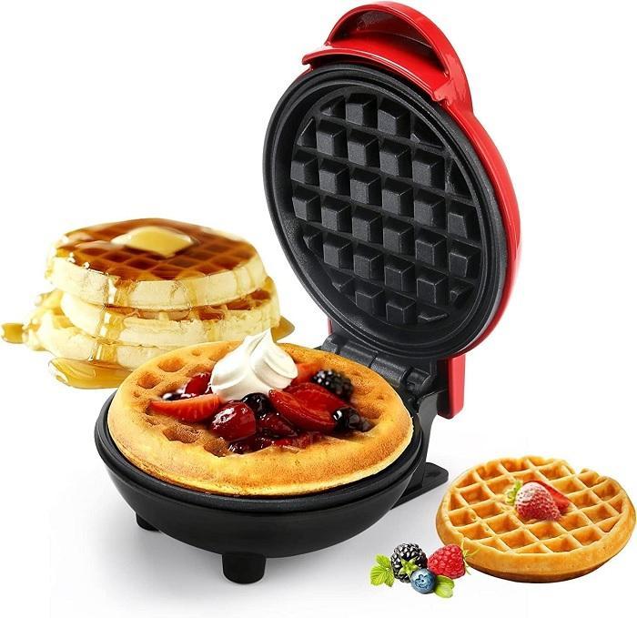 Mini Waffle Maker – 350W Double Side Baking