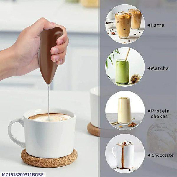 Electric Milk Frother & Hand Blender Whisk