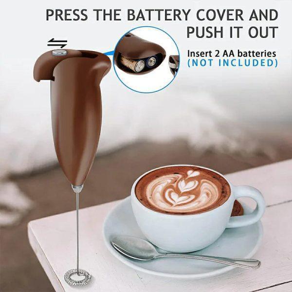Electric Milk Frother & Hand Blender Whisk